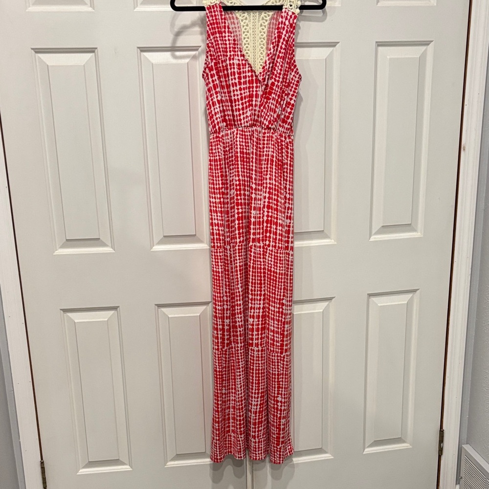 Le Lis Pink and Cream Patterned Top